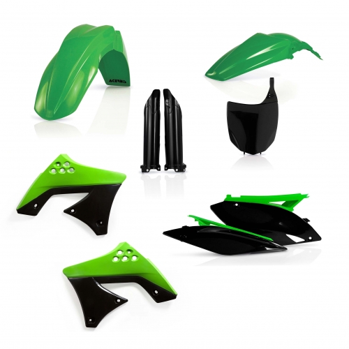 KIT PLÁSTICOS COMPLETO ACERBIS KAWASAKI KX-F 250 2009-2012 COR ORIGINAL 009